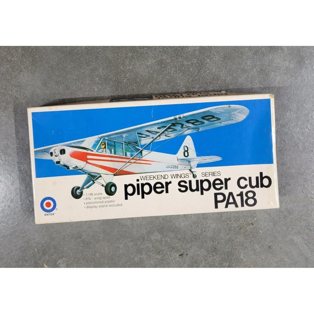 Piper Super Cub PA18 Model Airplane Not Assembled Weekend Wings Series